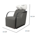 Salon System Dark Grey Washbasin Chair