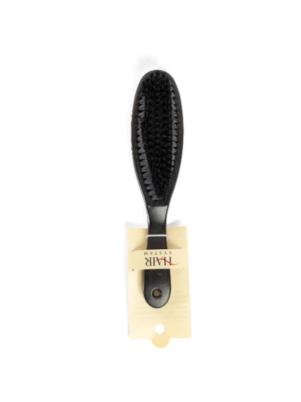 Hair System Plastic Hair Brush Soft Medium-Length Bristles Black
