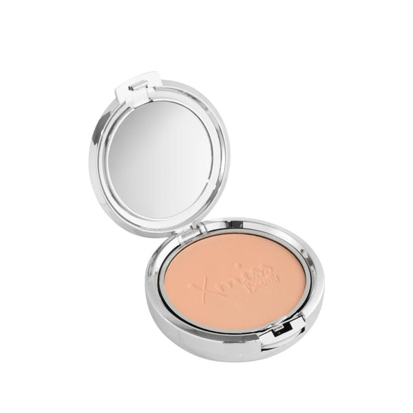 X Miss Beauty Pressed Face Powder, Shade 02, Oil-Free, Matte Finish