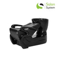 Salon System Laundry Chair - Black Metal & Leather