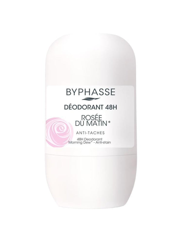 Byphasse 48H Rose Roll-On Deodorant - 50ml