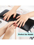 Salon System Cushioned Nail and Foot Rest, Black