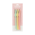 Katia Eyebrow Razor Blades Stainless Steel 3 Piece Set