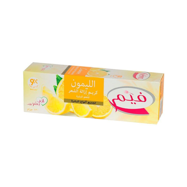 Natural Hair Removal Cream Skin Smoothing Lemon Scent Fem 120g