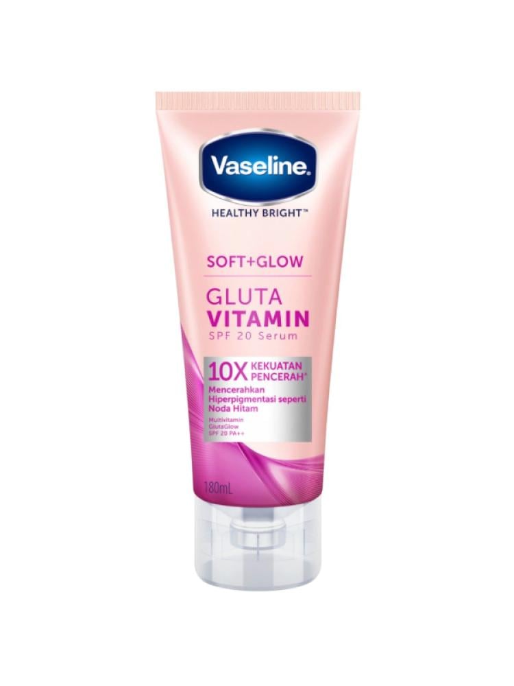 Body Serum Vitamin C Brightening Dark Spots Vaseline Gluta SPF 20 180ml