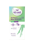 Wax Strips for Sensitive Skin Natural Resin Vi-Vet 24 Strips