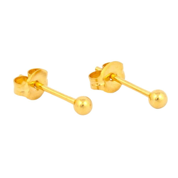 Studex Medical Earring S622 Zircon Stud Nickel-Free Gold-Plated