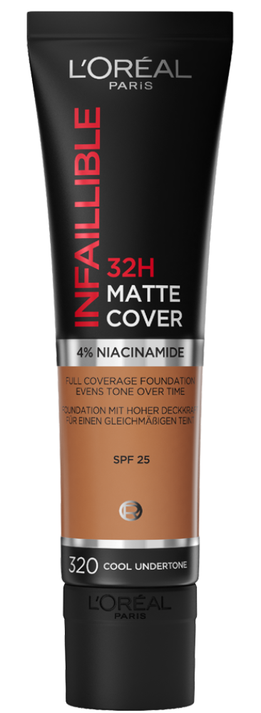 Matte Foundation Best Full Coverage Infaillible Cover Cool 320 L'Oreal 30ml