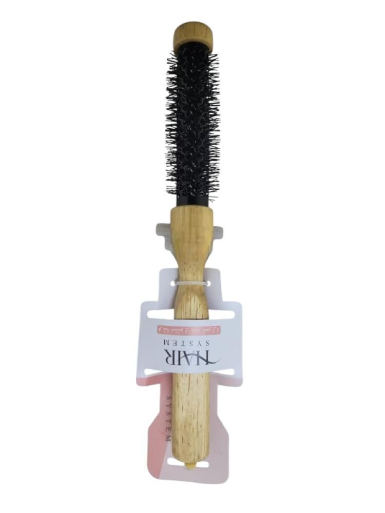 Hair System 20mm Wooden Round Hair Dryer Brush for Volume and Smoothing