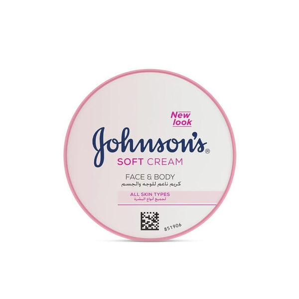 Face and Body Cream Brightening Johnson's Soft Cream 300ml