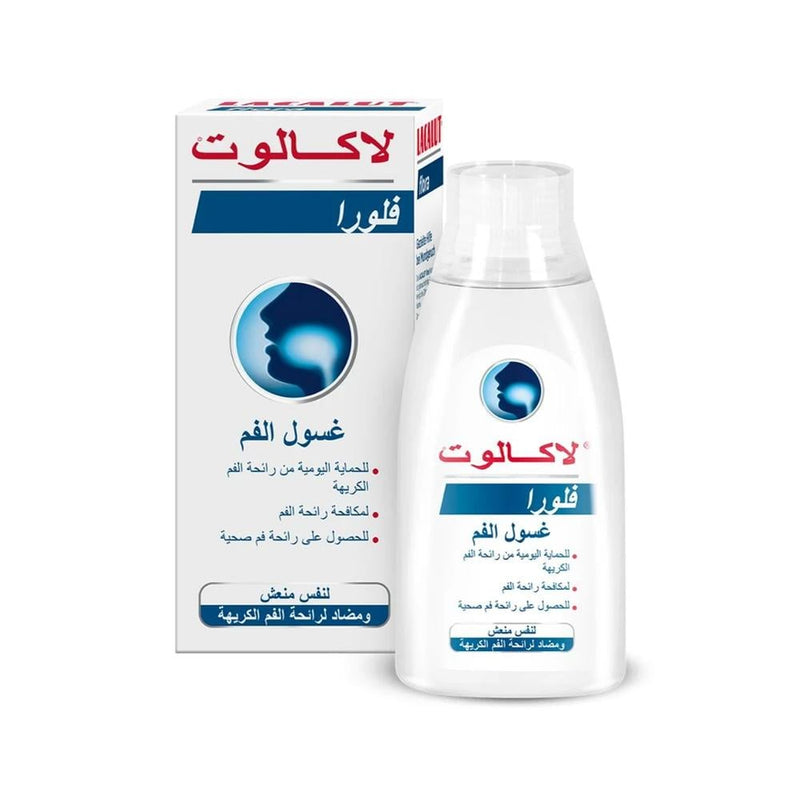 Fresh Breath Mouthwash Long-Lasting Lacalut Flora 300ml