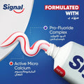 Toothpaste for Enamel Protection Double Calcium Cavity Fighter 50ml Signal