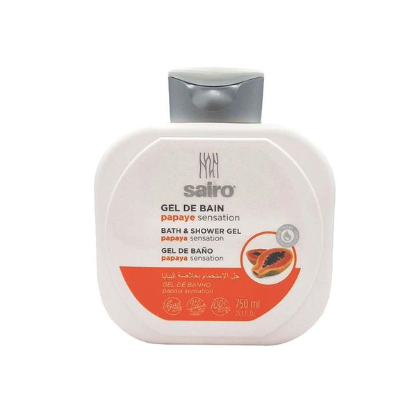 Buy Shower Gel Papaya Exfoliating Sairo 750ml