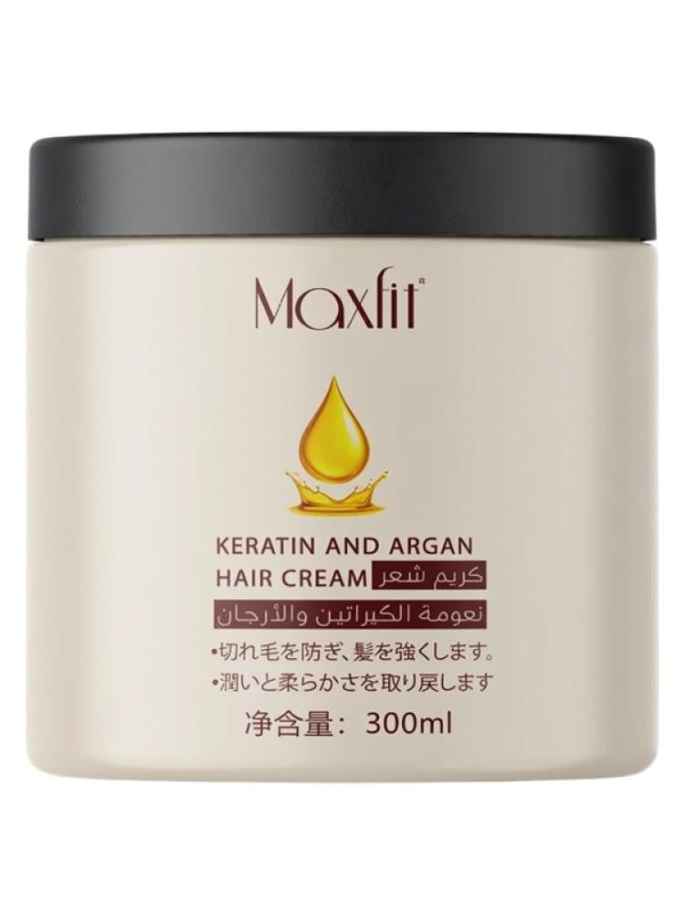 Hair Cream Keratin & Argan Oil Repairing Maxfit 300ml
