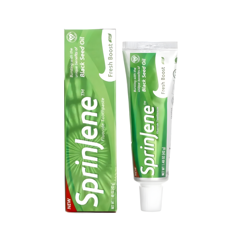 SprinJene Fresh Boost Toothpaste, Black Seed Oil, 42g