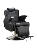 Salon System Black Men's Barber Chair B88087 - Hydraulic, Reclining