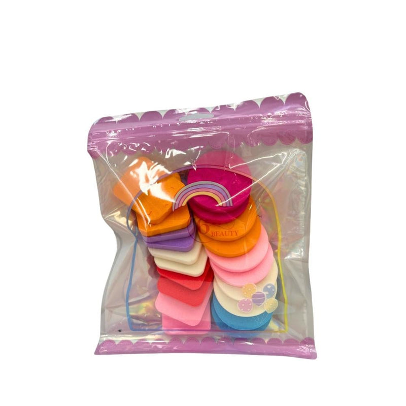 Beauty Makeup Sponge Set, 18 Piece, Foundation and Concealer Applicators
