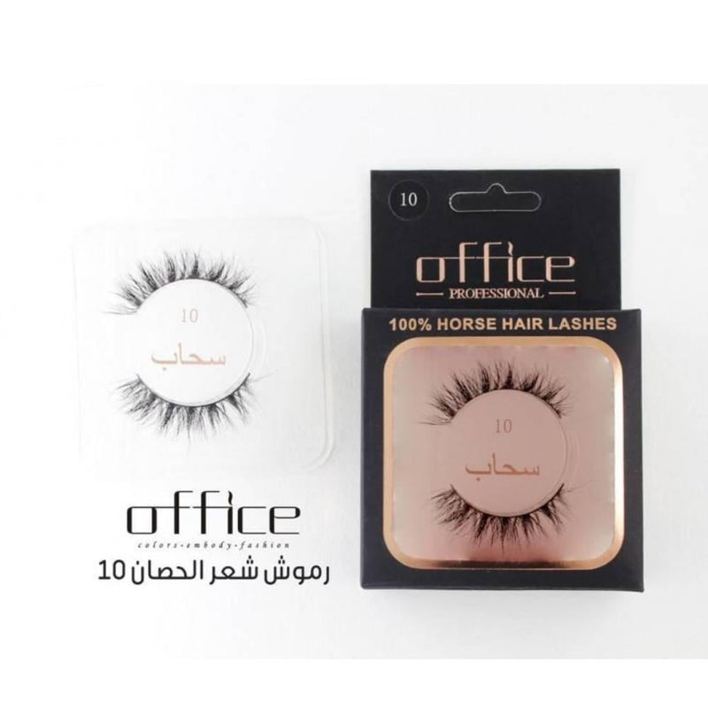 Office Cloud 10 False Eyelashes Ponytail Style 10 Count