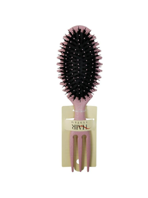 Hair System Curly Hair Brush, Triple Teeth Detangling and Styling, Random Color