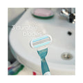Venus for Pubic Hair & Skin Women's Razor Smooth 3-Blade Gillette 4 Count