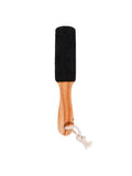 Salon System Wooden Foot Scrubber - Exfoliating Pedicure Tool