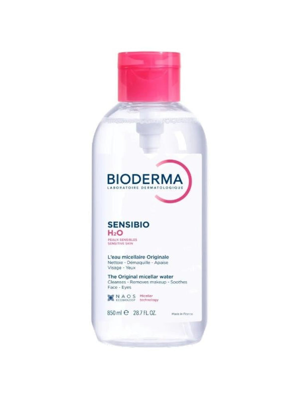 Micellar Water for Sensitive Skin Bioderma Sensibio H2O Makeup Remover 850ml