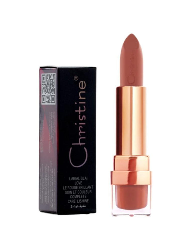Matte Lipstick for Dry Lips Berry 3 Long Lasting Christine 4g