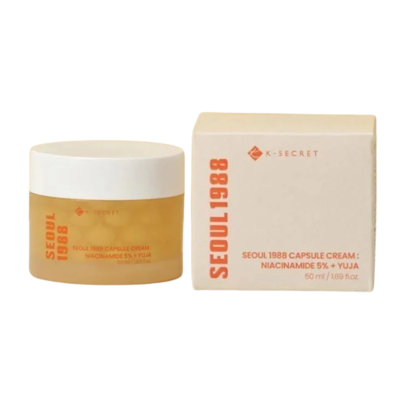 K-Secret Seoul 1988 Capsule Cream with 5% Niacinamide & Yoghurt Extract, 50ml
