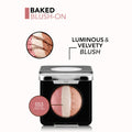 Flormar Baked Shimmer Blush Powder 053 Pinky Trio Vitamin E