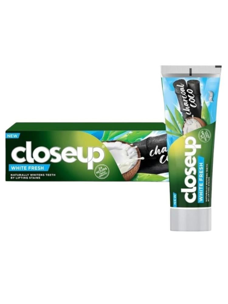 Charcoal Toothpaste Coconut & Charcoal Purifying Closeup 75ml