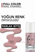Flormar Full Color Nail Polish Quick-Dry Glossy 8ml FC71 Puzzle