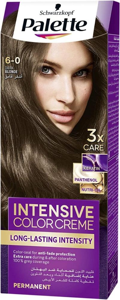 Blonde Hair Dye Permanent Natural Dark Blonde Palette 6-0 50ml