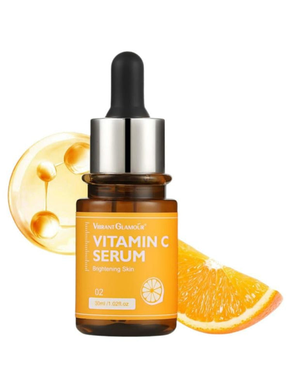 Vitamin C Serum for Face Brightening Dark Spot Reduction Vibrant Glamour 30ml