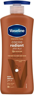Vaseline Body Lotion Intensive Care Cocoa Radiant Hydrating Formula 400ml