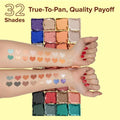 Forever52 Naturals Eyeshadow Palette 32-Color Matte & Shimmer