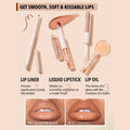 Sheglam Lip Liner and Gloss Duo Set, Booty Nude, Matte and High-Shine