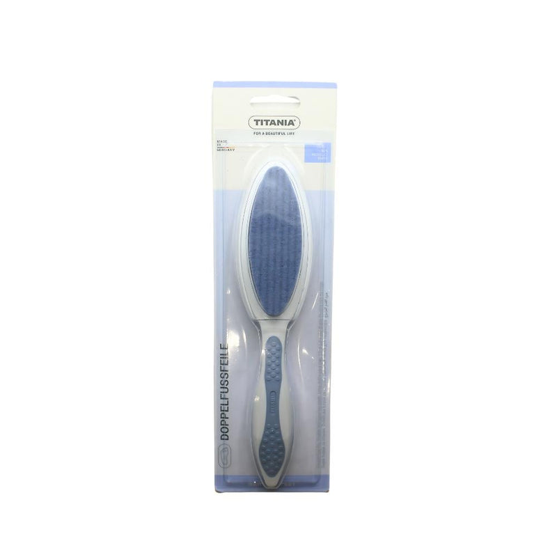 Titania Double-Sided Plastic Foot File for Dead Skin Removal