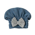 Hair Drying Hat with Bow Super Absorbent Mini Good One Size