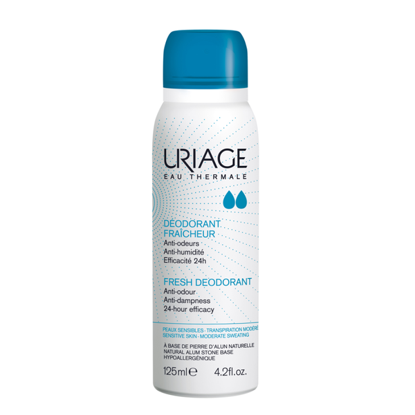 Buy Deodorant Spray Long Lasting Freshness Uriage Fresh 125ml