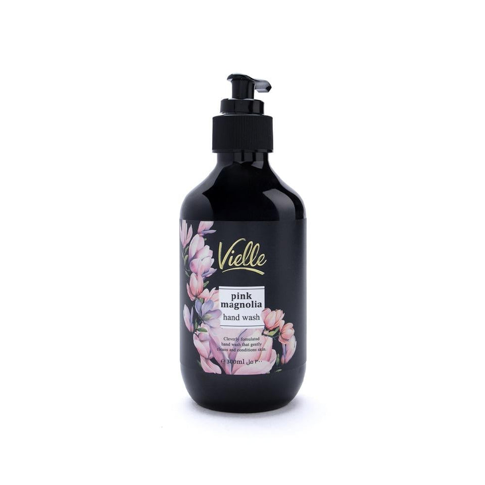 Vielle Gold Pink Magnolia Hand Wash Floral Scent Cleansing Hand Soap 300ml