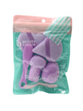 Beauty System Makeup Sponge Set - 5 Pieces - Multi-Color