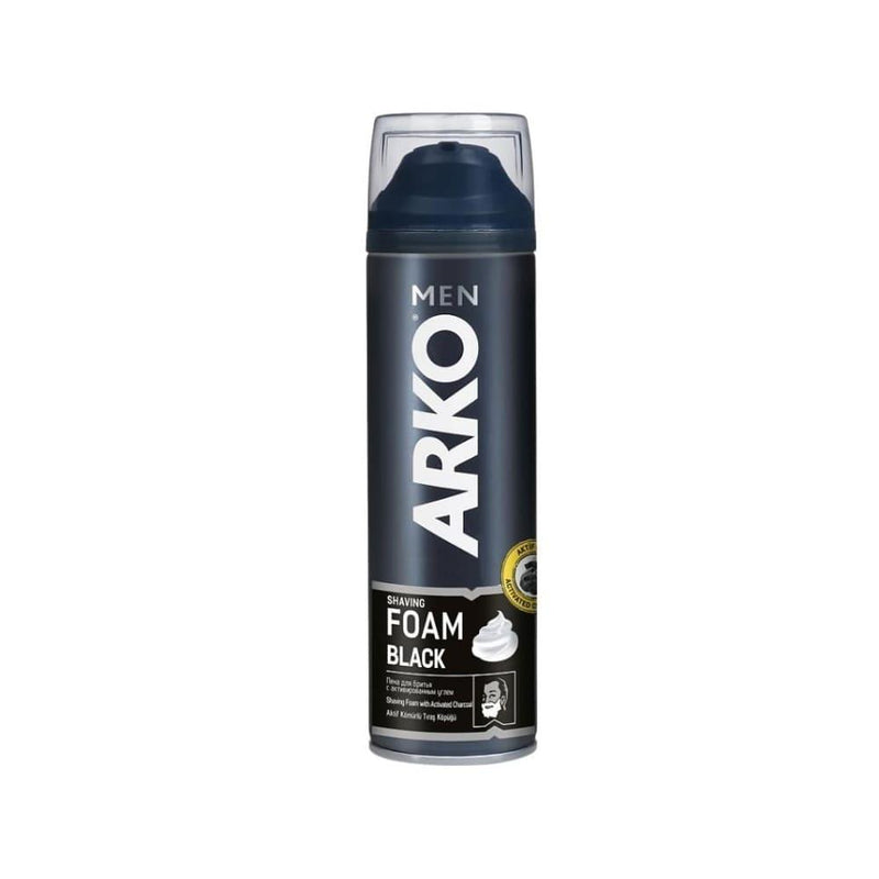 Shaving Foam for Men Activated Charcoal Smooth Glide ARKO 200ml
