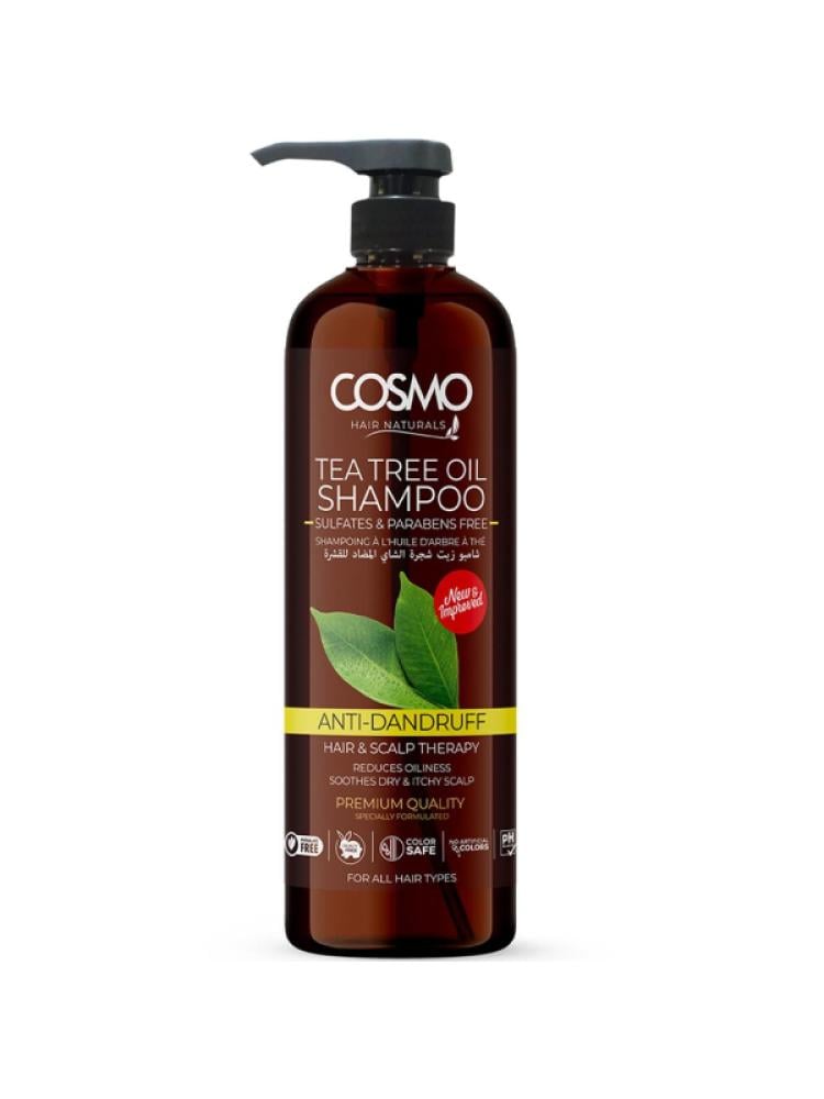 Cosmo Tea Tree Oil Shampoo for Scalp Care, 1000 ml