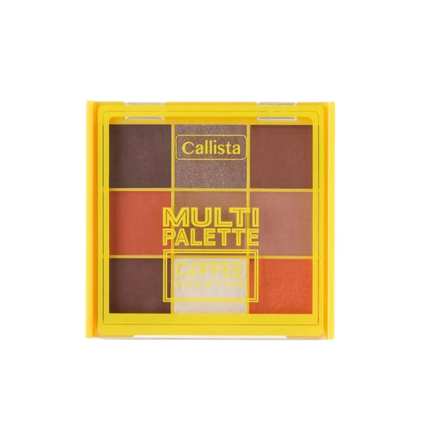 Callista Eyeshadow Palette 103 Coffee Addiction Matte & Shimmer Neutral Tones