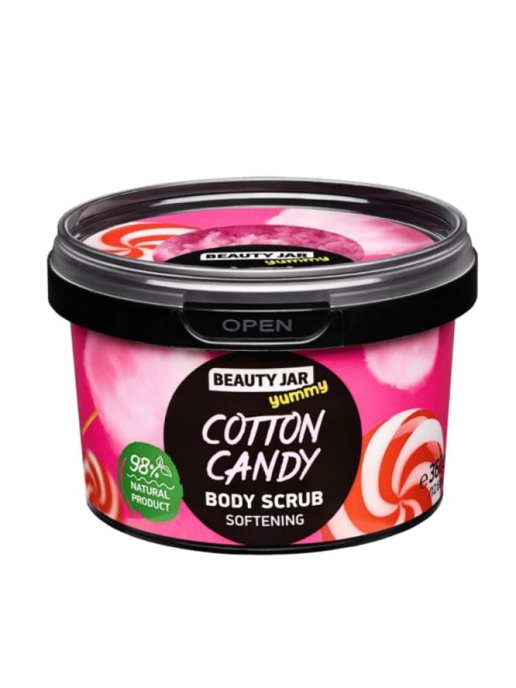 Beauty Jar Cotton Candy Body Scrub with Coconut Oil, Almond Oil, Shea Butter - 3860g