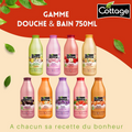 Shower Gel Strawberry and Mint Moisturizing Refreshing Cottage 750ml