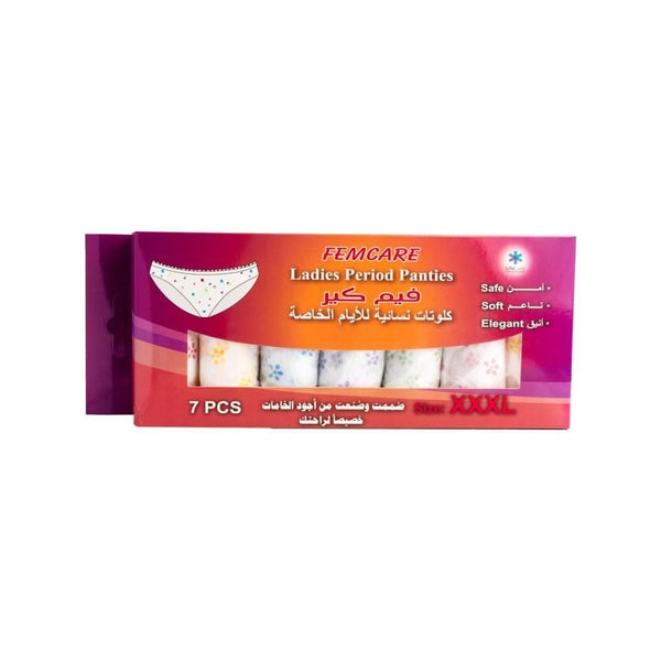 Top Rated Period Panties Disposable Heavy Flow LifeCure 7 Pcs XXXL
