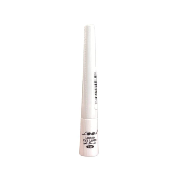 Look Liquid Eyeliner Pencil, White, Long-Lasting, Smudge-Proof