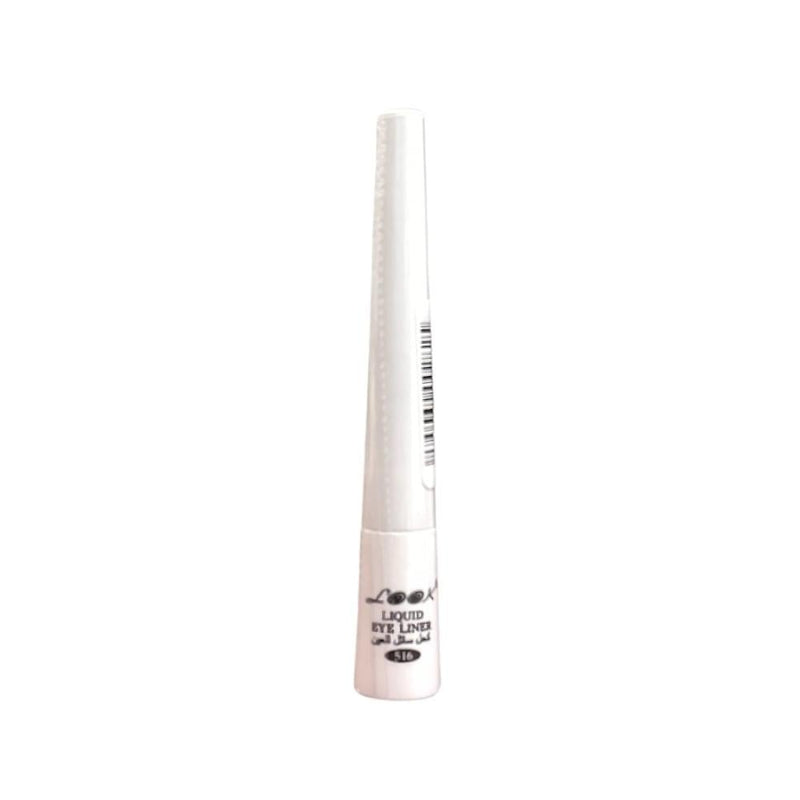 Look Liquid Eyeliner Pencil, White, Long-Lasting, Smudge-Proof