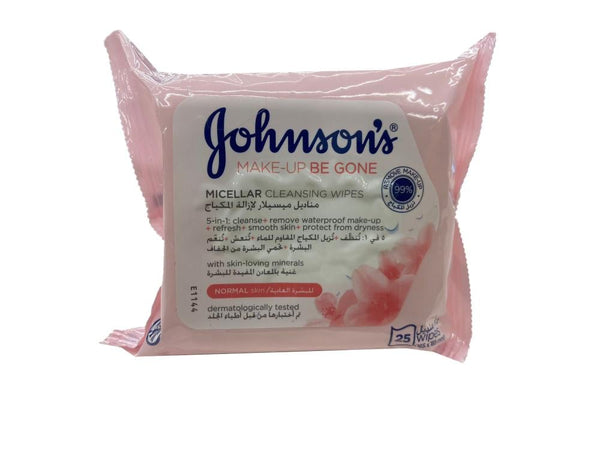 Best Makeup Remover Wipes for Oily Skin 5-in-1 Cleansing Johnson 25 Pieces